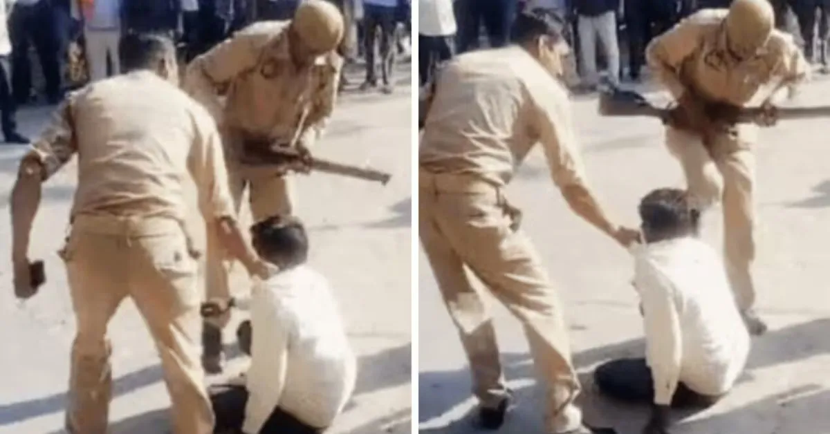 “बरेली: ‘सरकार से फ्री का राशन लेते हो और वोट भी नहीं देते’, होमगार्डों की गुंडागर्दी; चौकीदार को राइफल की बट से पीटा”