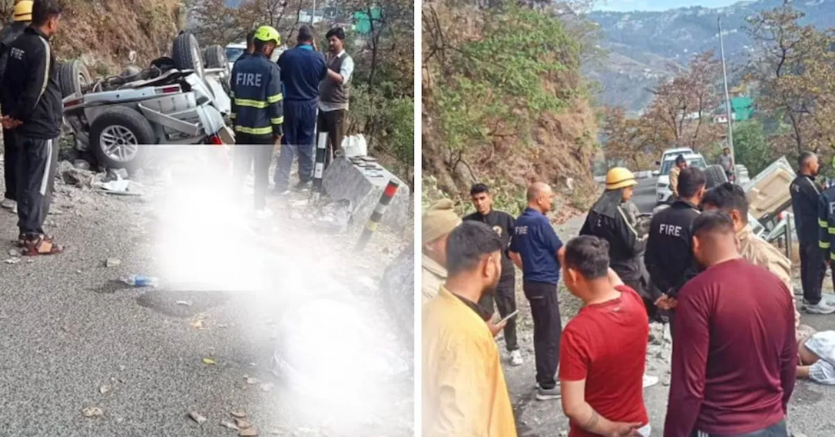 उत्तराखंड के मसूरी में भयावह सड़क हादसा: SUV का पतन, 5 लोगों की दर्दनाक मौत