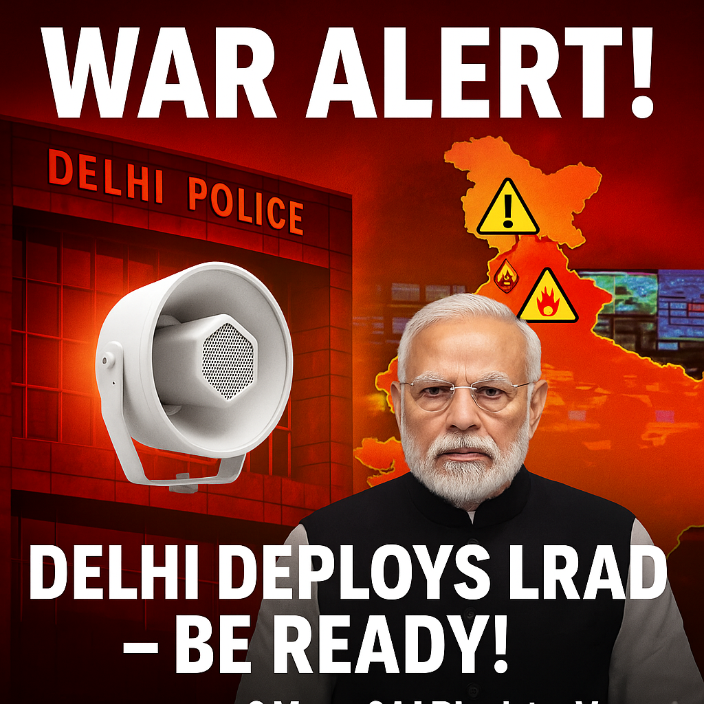 भारत-पाक तनाव के बीच अलर्ट मोड में भारत: राजधानी दिल्ली में तैनात हुआ LRAD सिस्टम, 244 जिलों में मॉक ड्रिल, हर मोर्चे पर तैयारियां तेज