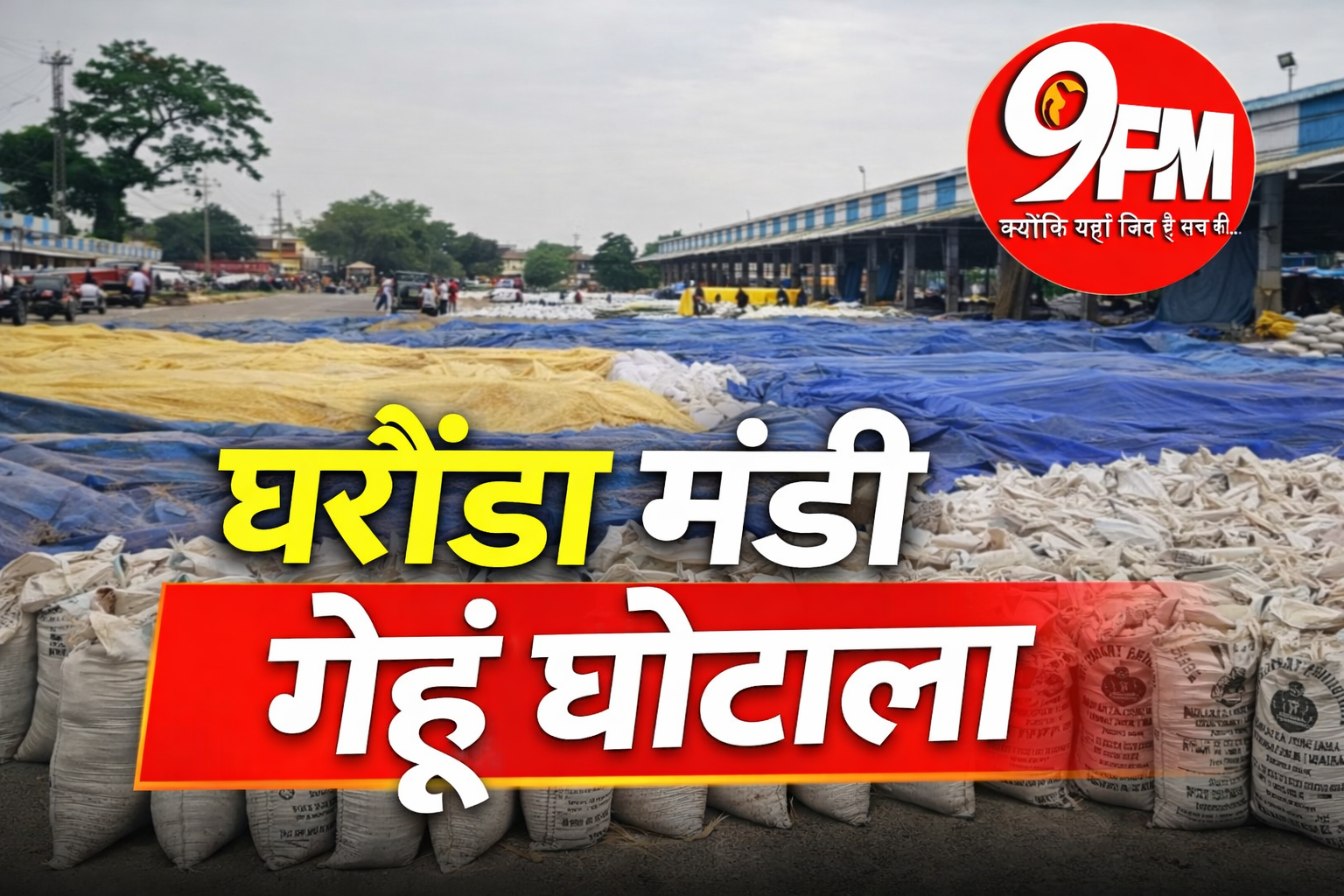 घरौंडा मंडी गेहूं घोटाला: यूपी से सस्ता अनाज लाकर MSP पर बेचने का बड़ा खेल उजागर